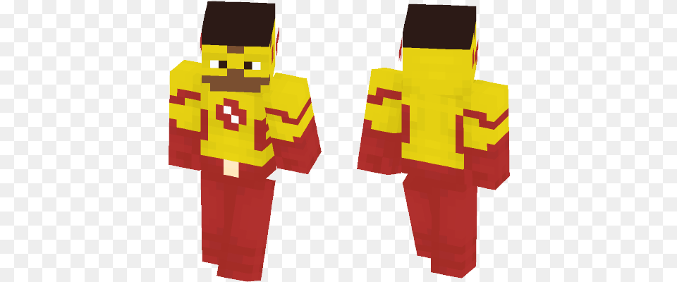Kid Flash Cw Wally West Minecraft Detroit Become Human Skin, Person Free Png Download
