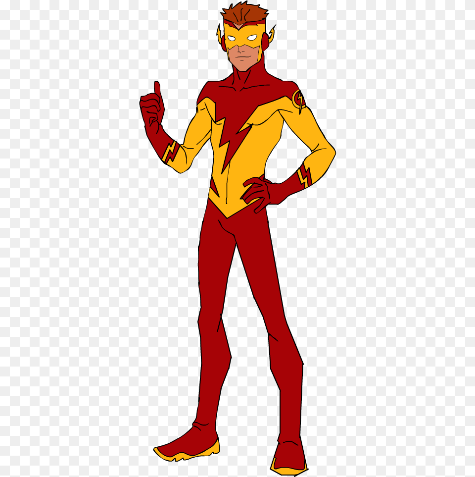 Kid Flash Download Wally West Flash Young Justice, Adult, Male, Person, Man Free Transparent Png