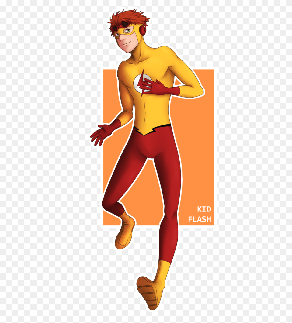 Kid Flash From Young Justice, Adult, Female, Person, Woman Png Image