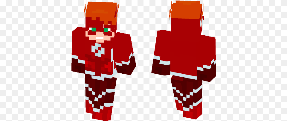 Kid Flash Minecraft Spiderman Skin Noir, Person Png Image