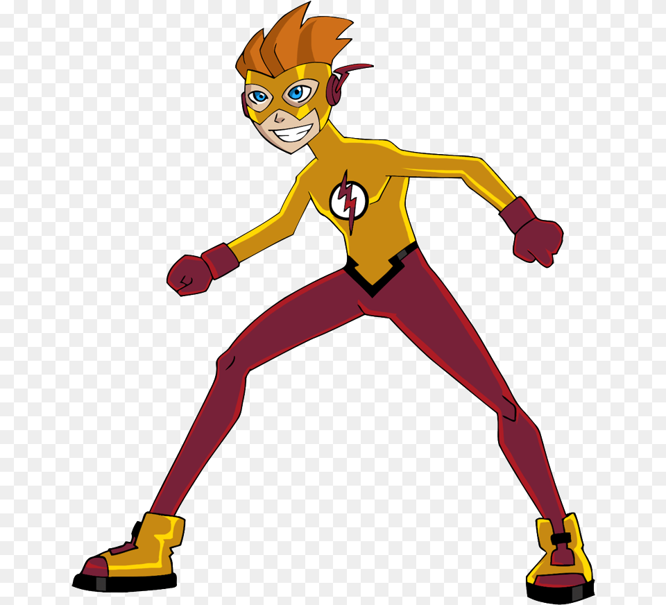 Kid Flash Transparent Background Transparent Background The Flash, Person, Cartoon, Face, Head Png Image
