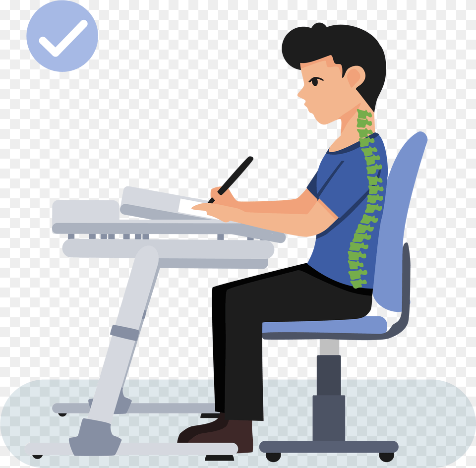 Kid Forced On Regular Desk Sitting, Person, Face, Head Png Image