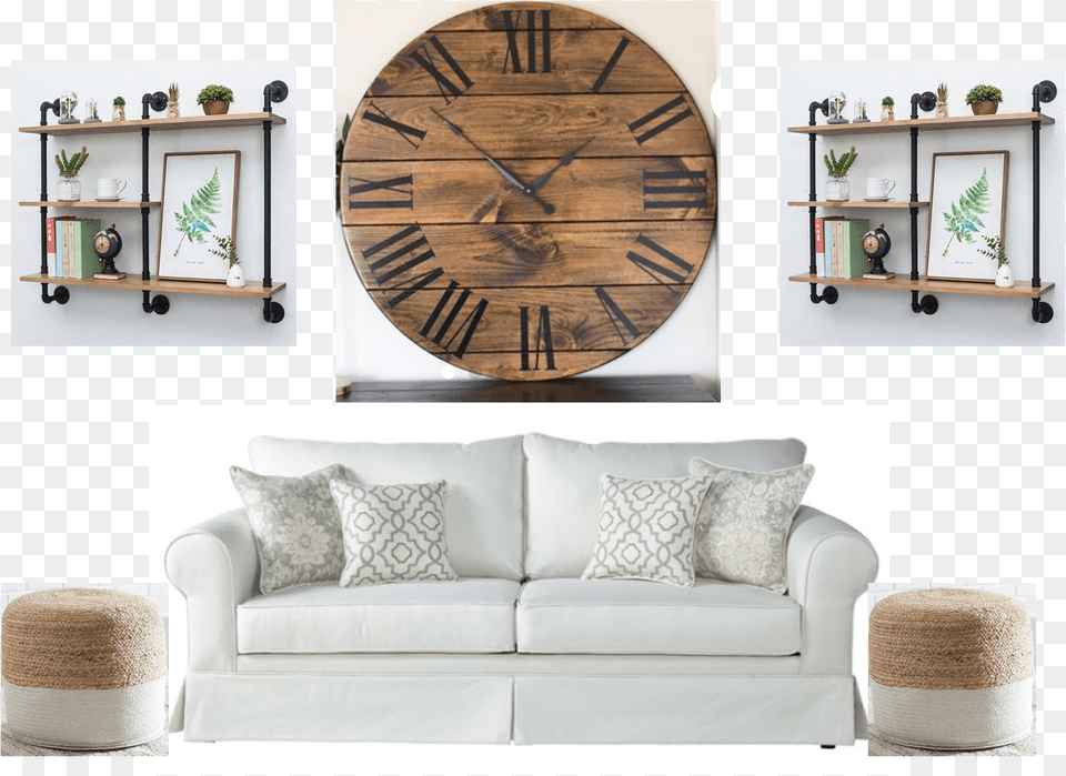 Kid Friendly Large Wall Decor Clock, Cushion, Home Decor, Couch, Furniture Free Transparent Png