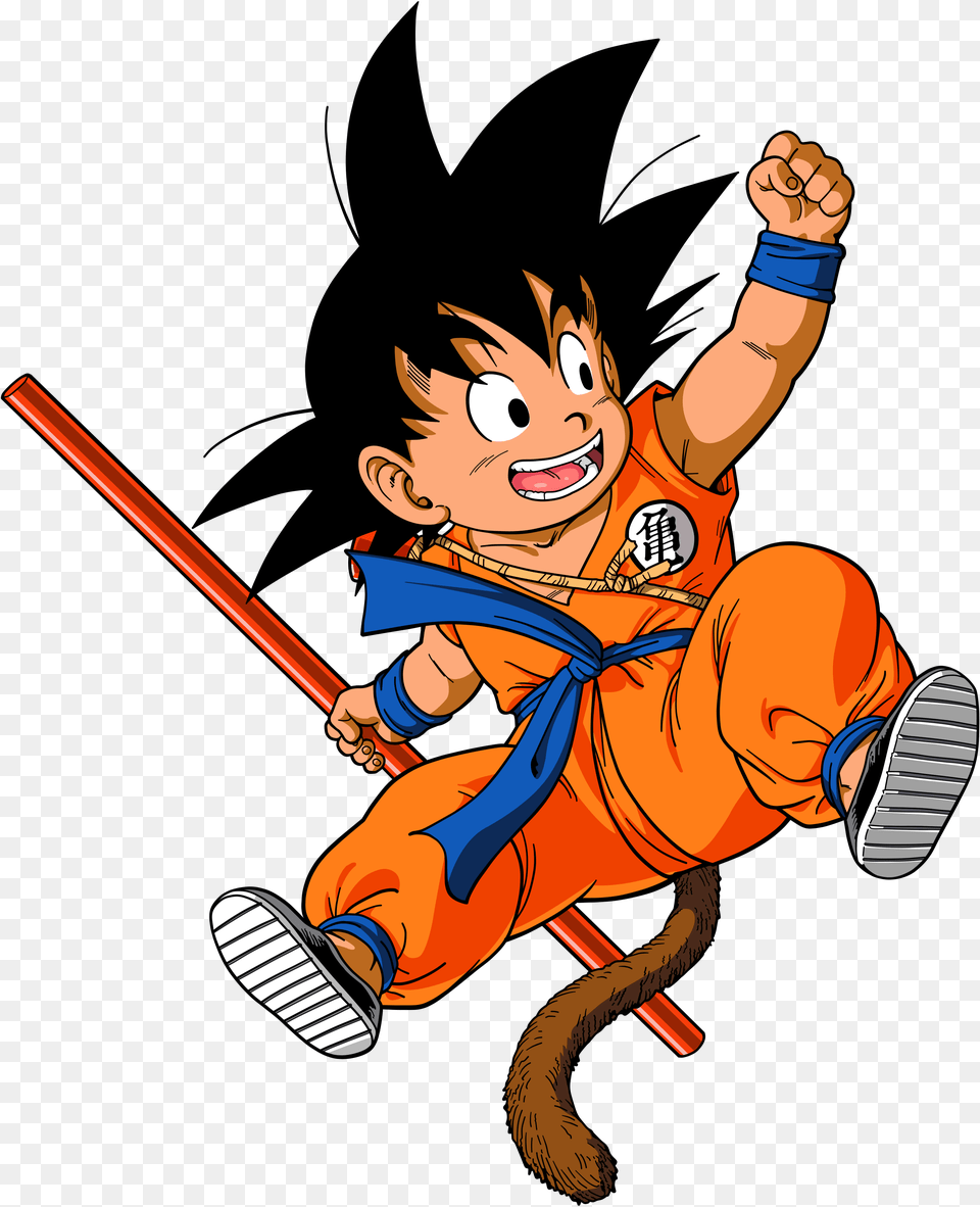 Kid Goku Dragon Ball Z, Book, Publication, Comics, Person Free Png Download