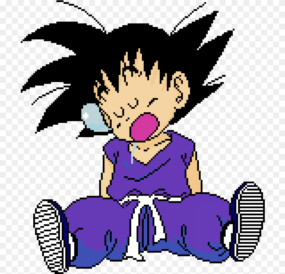 Kid Goku Goku Sticker, Purple, Baby, Person, Face Free Png Download