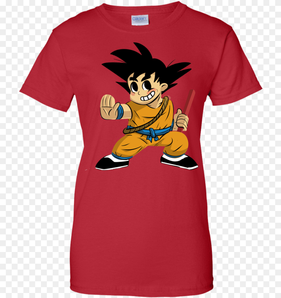 Kid Goku Saiyan T Shirt Amp Hoodie T Shirt, Clothing, T-shirt, Person Free Png