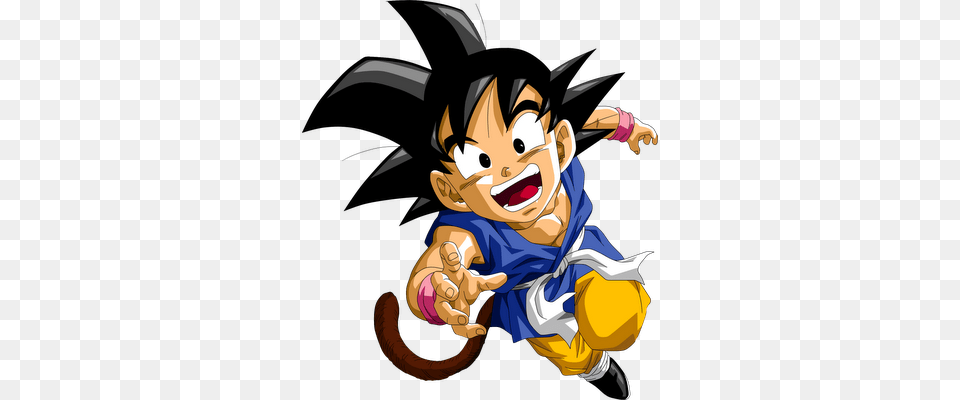 Kid Goku Son Goku Dragon Ball Gt, Book, Comics, Publication, Baby Free Png Download