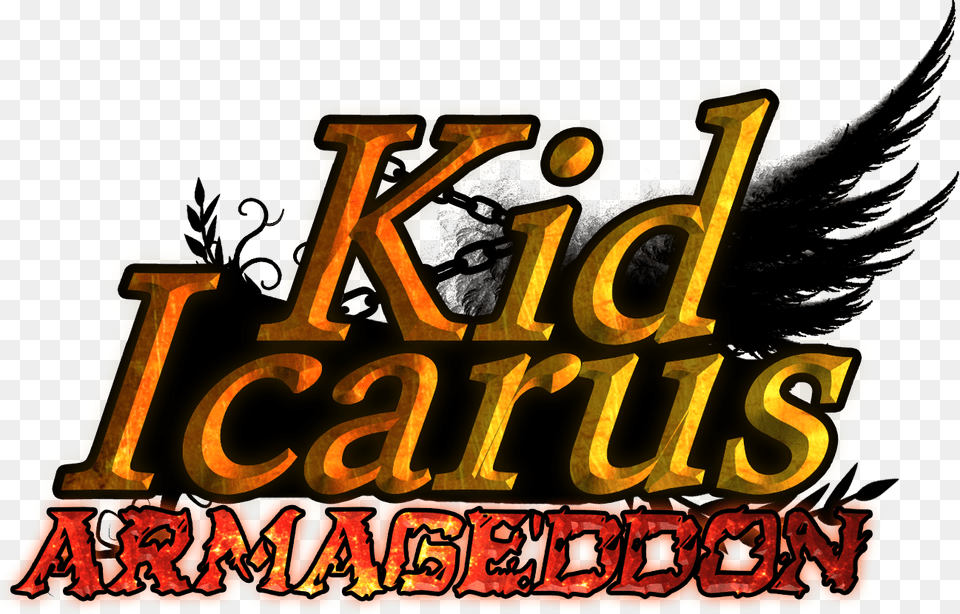 Kid Icarus Armageddon Logo Final Kid Icarus Logo Font, Book, Publication, Text Free Png