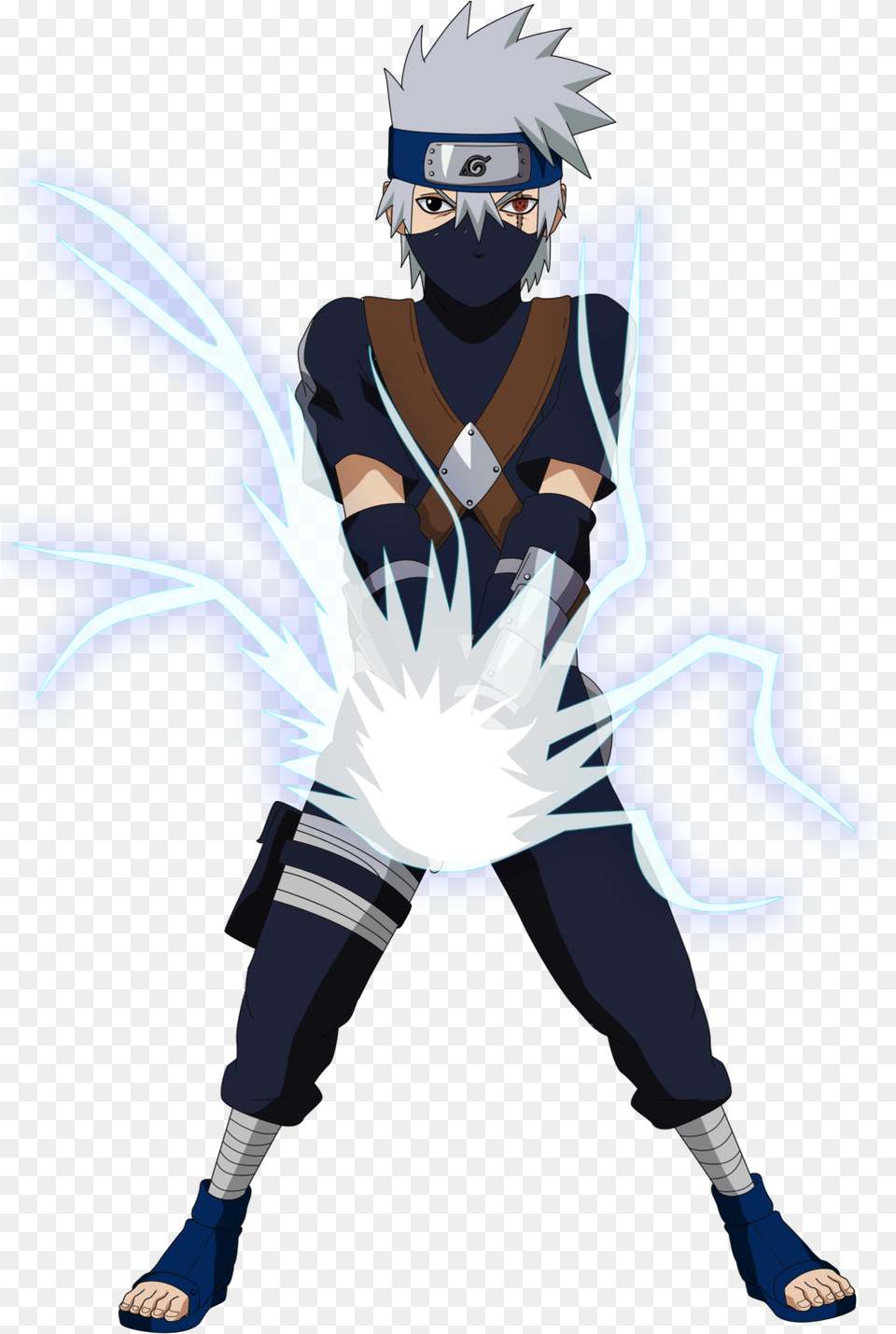 Kid Kakashi Chidori Render By Lwisf3rxd D76pxkj Naruto Shippuden Kakashi, Book, Comics, Publication, Person Png