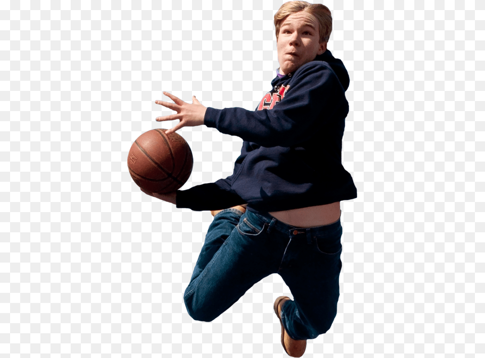 Kid Playing Basketball At Wichita Sports Forum Dribble Basketball, Sport, Ball, Basketball (ball), Pants Png Image