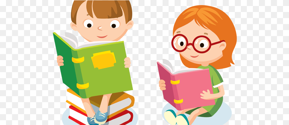 Kid Reading Clipart Reading Kids, Person, Baby, Book, Face Free Png