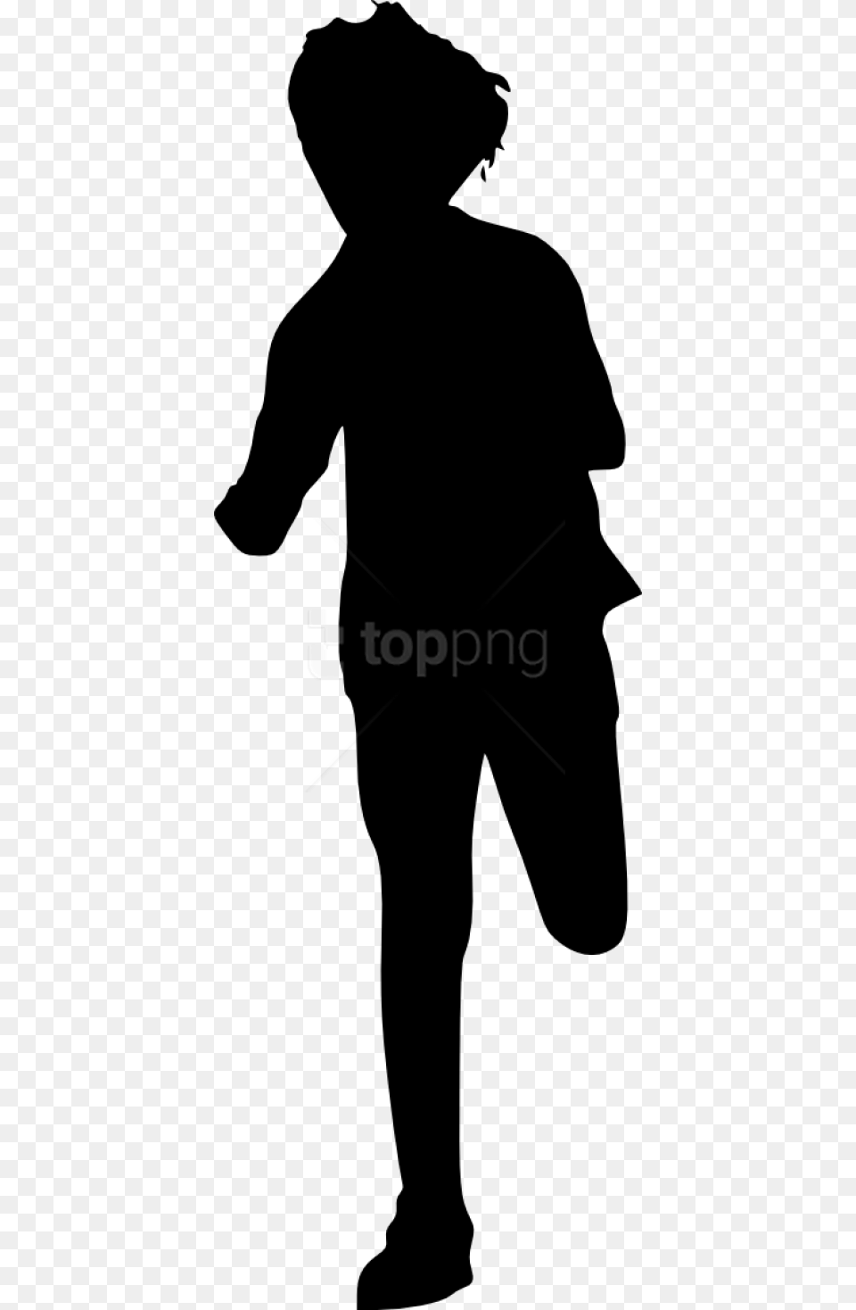 Kid Running Silhouette Images Transparent Person Running Silhouette, Adult, Male, Man, Clothing Free Png Download