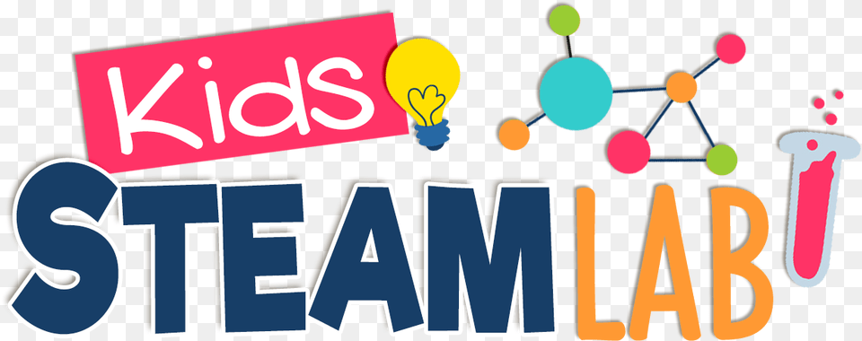 Kid S Steam Lab And Preschool Steam Custom Logo Designs Kids Steam Lab, Balloon, Light, Text Free Transparent Png