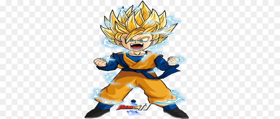 Kid Ssj2 Goten Roblox Kid Goten, Book, Comics, Publication, Baby Free Png Download