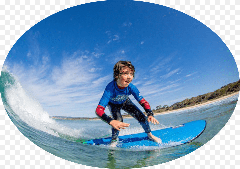 Kid Surfing Free Png