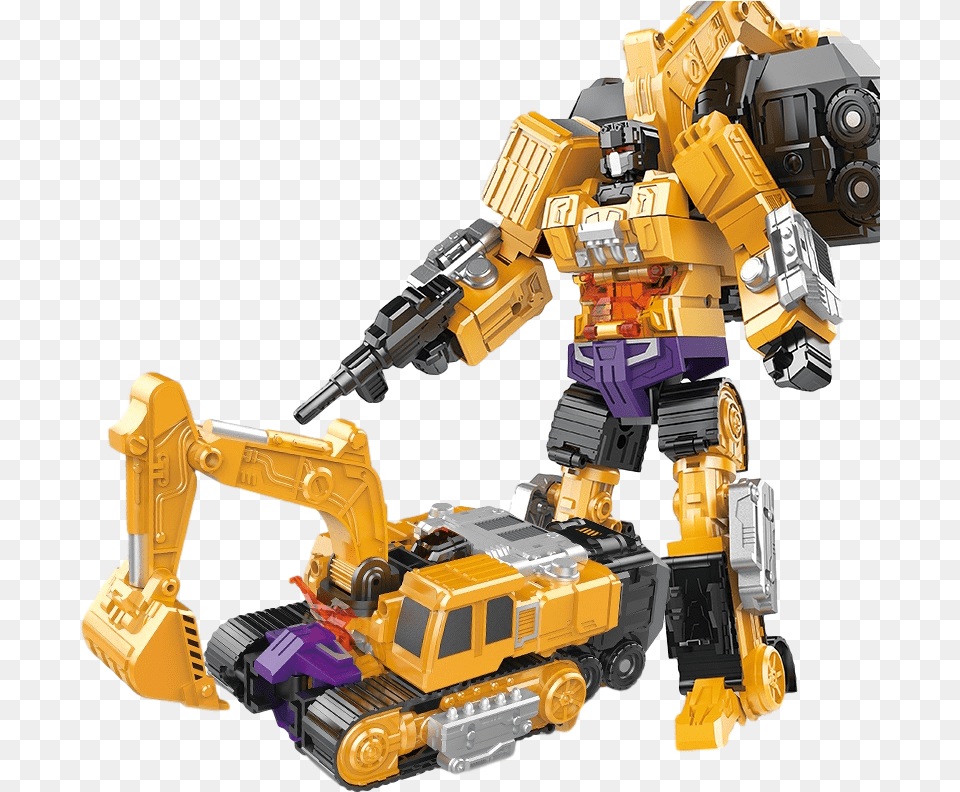 Kid Toy Truck Bulldozer Deformation Robot, Animal, Apidae, Bee, Bumblebee Free Png Download