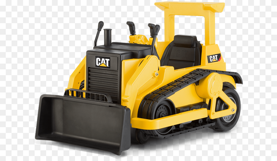 Kid Trax Cat Bulldozer, Machine, Wheel Png Image