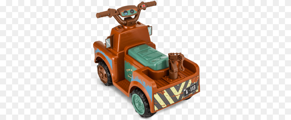 Kid Trax Disney Cars Towmater Ride Tow Mater Kids Toy, Bulldozer, Machine, Transportation, Vehicle Free Png Download