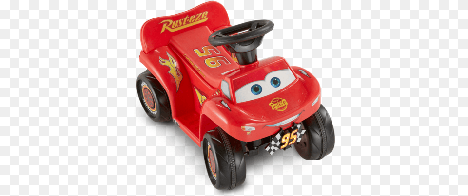 Kid Trax Disney Pixar Cars Ride Lightning Mcqueen Sit On Car, Grass, Plant, Device, Lawn Free Png Download