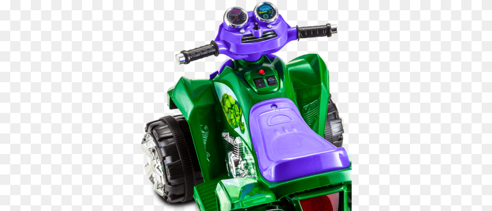 Kid Trax Incredible Hulk Electric Atv For Kids Action Figure, Device, Grass, Lawn, Lawn Mower Png Image
