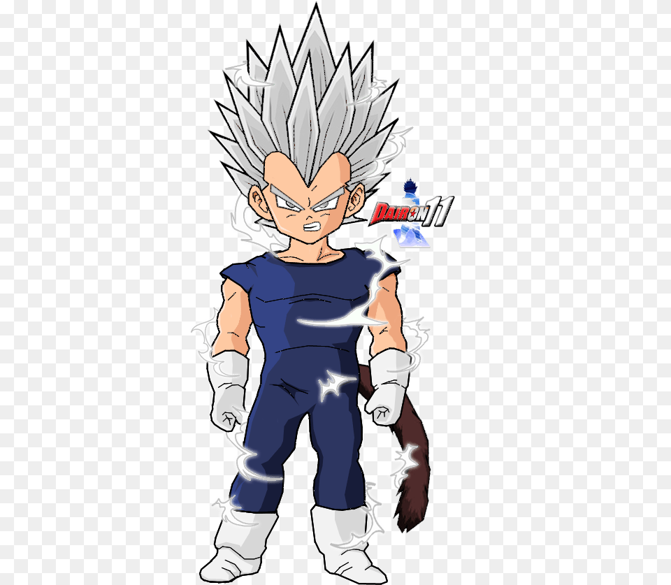 Kid Vegeta Ssj White Kid Vegeta, Book, Comics, Publication, Baby Free Png Download