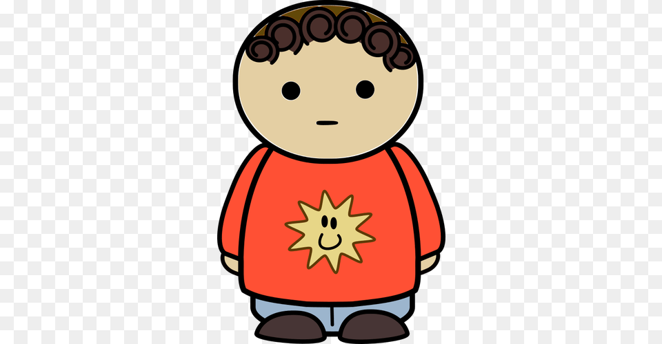 Kid With Curly Hair, Toy Free Png Download