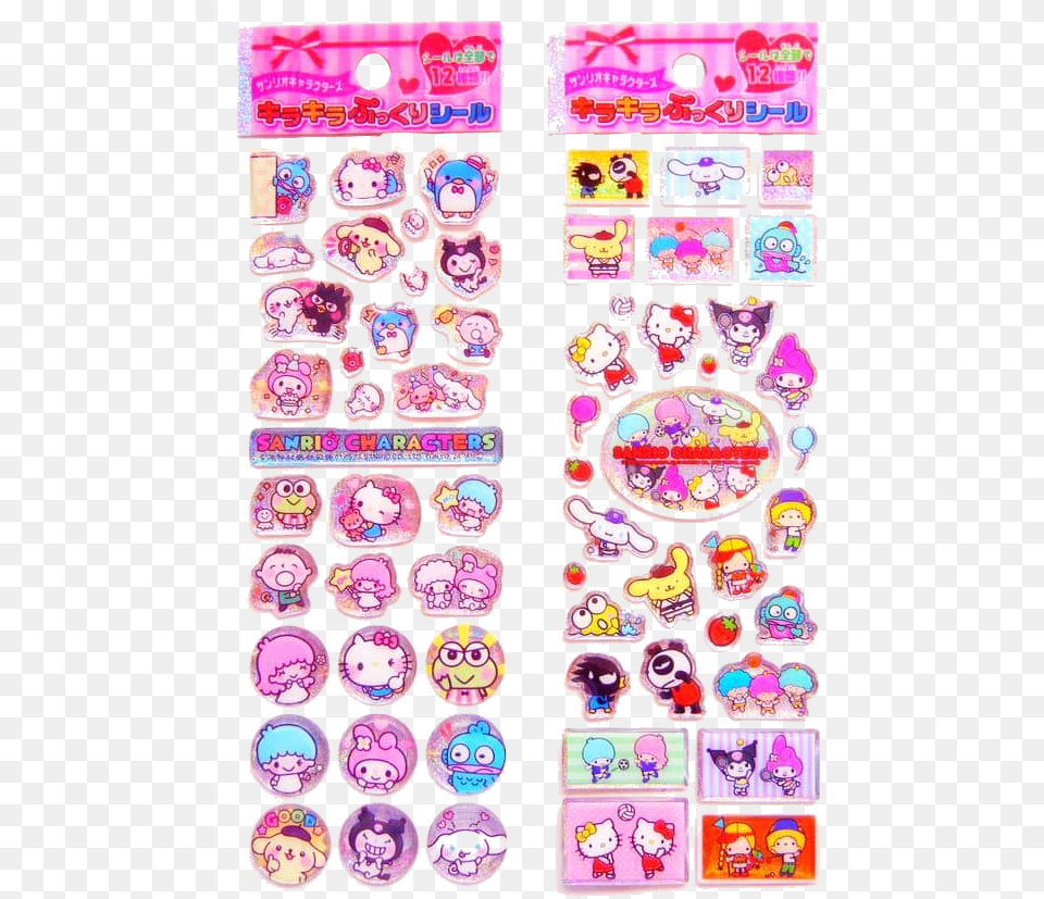 Kidcore Sanrio Sanriocharacters Sanriosticker Mymelody Hello Kitty Stickers, Book, Comics, Publication, Sticker Free Transparent Png