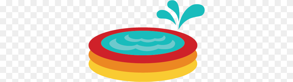 Kiddie Pool For Scrapbooking Dibujos Para Scrapbooking, Cream, Dessert, Food, Icing Free Png Download