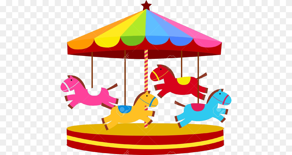 Kiddie Rides, Play, Amusement Park, Carousel, Animal Png