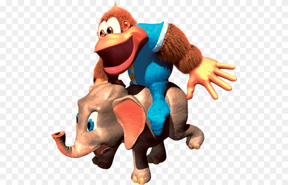 Kiddy And Ellie Donkey Kong Country 3, Toy, Plush Png