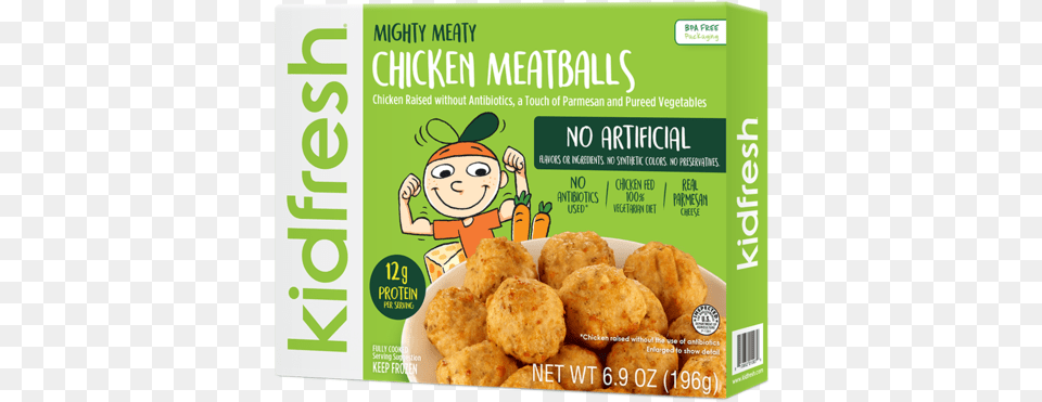 Kidfresh Chicken Meatballs, Food, Fried Chicken, Nuggets, Baby Png