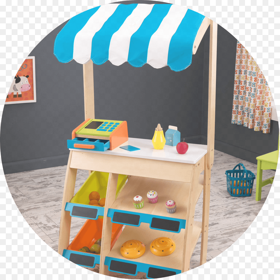 Kidkraft Market Stall, Photography, Sphere, Canopy, Play Area Png