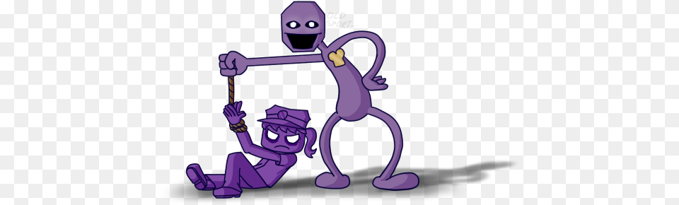 Kidnapping A Ladies Man Purple Girl Kidnapped Fnaf, Person, Face, Head, Cartoon Free Transparent Png