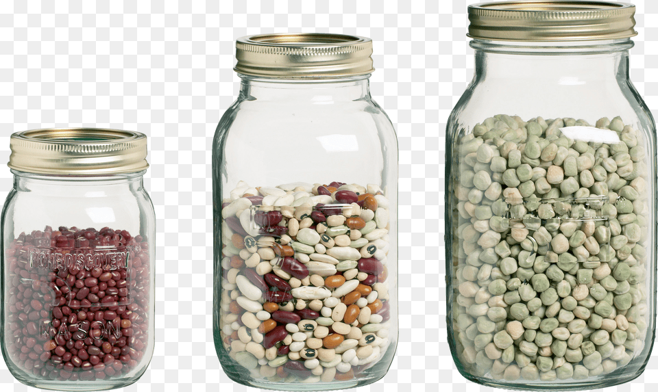 Kidney Beans, Jar, Bean, Food, Plant Png Image