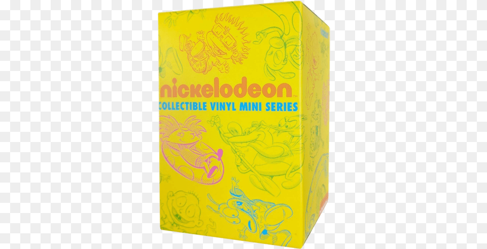 Kidrobot Nickelodeon Blind Box Mini Series Figure 90u0027s Cartoon Mystery Nickelodeon, Book, Cardboard, Carton, Publication Png