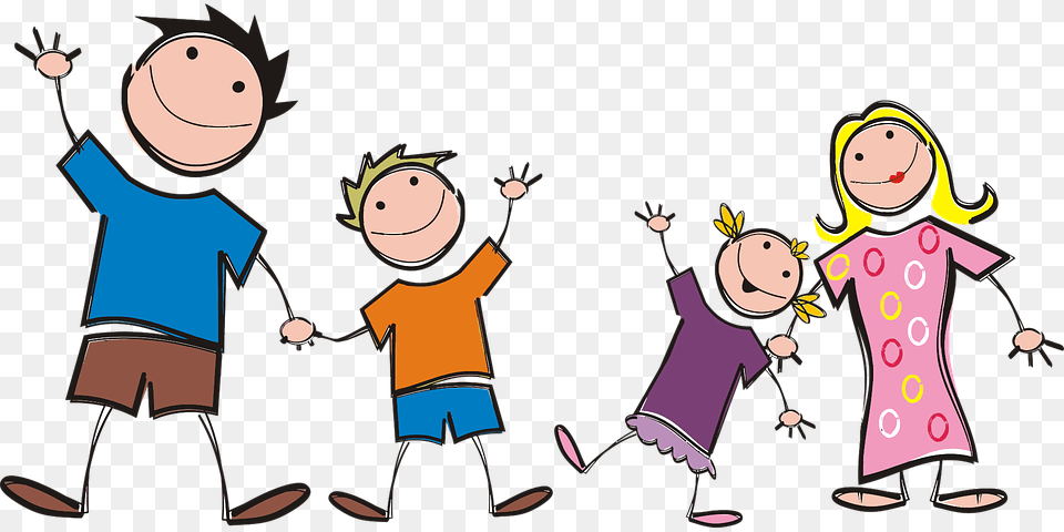 Kids And Adults Clip Art, Baby, Person, Book, Comics Free Png
