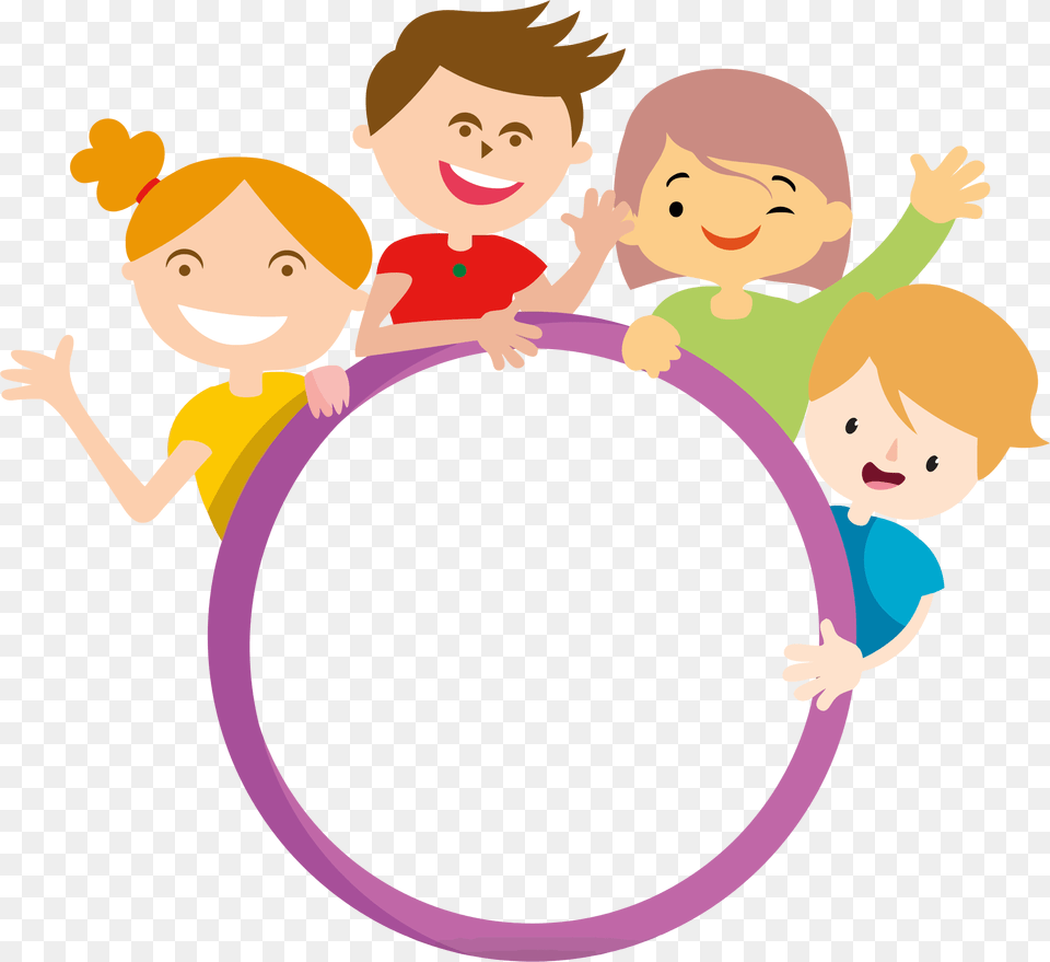 Kids And Circle Big Clipart Kids Cartoon, Photography, Face, Head, Person Free Transparent Png