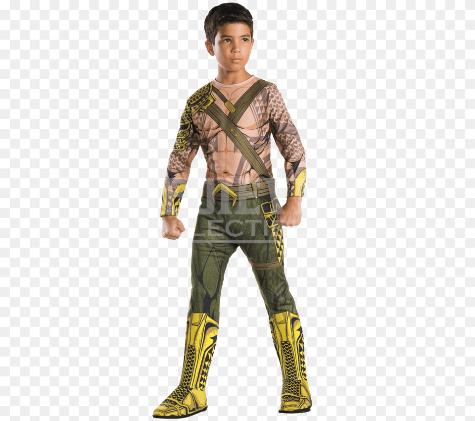 Kids Aquaman Costume, Person, Skin, Tattoo, Clothing Png