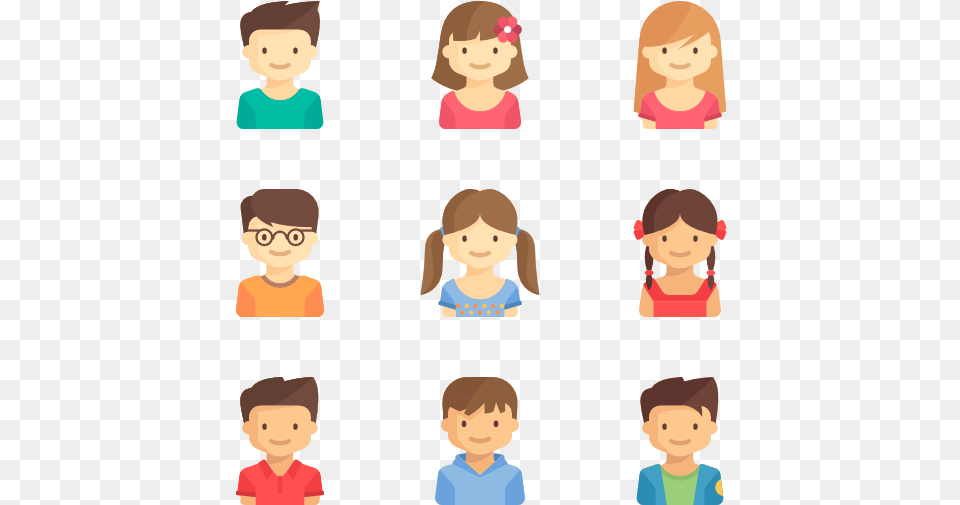 Kids Avatars Avatar Face Kids, Baby, Book, Person, Publication Free Png Download