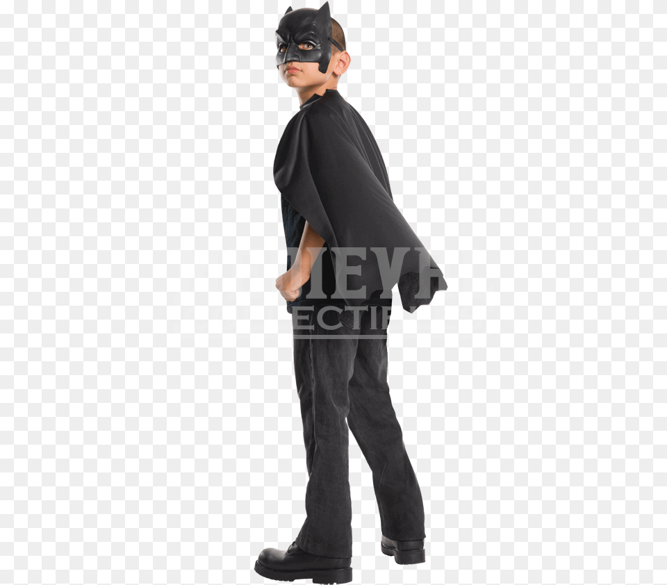 Kids Batman Cape And Mask Set, Adult, Male, Man, Person Png