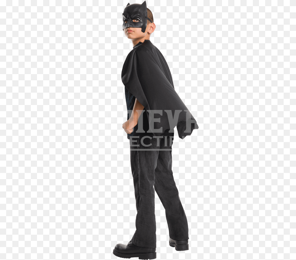 Kids Batman Cape And Mask Set Batman Cape With Mask For Children Costumes Fancy, Adult, Male, Man, Person Free Png