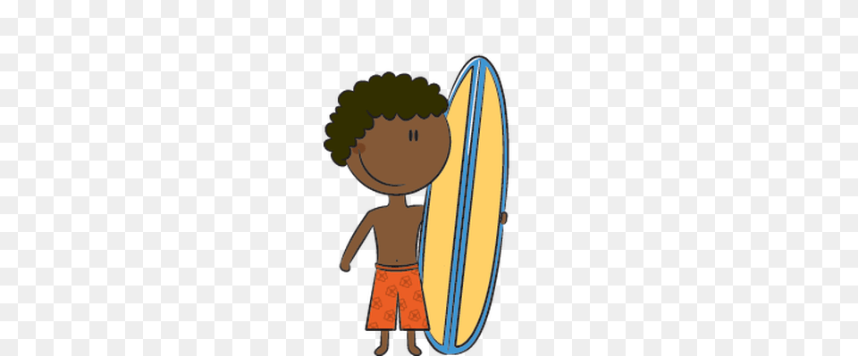 Kids Beach Clipart Beach Fun Kids Clipart D, Leisure Activities, Surfing, Sport, Water Free Transparent Png