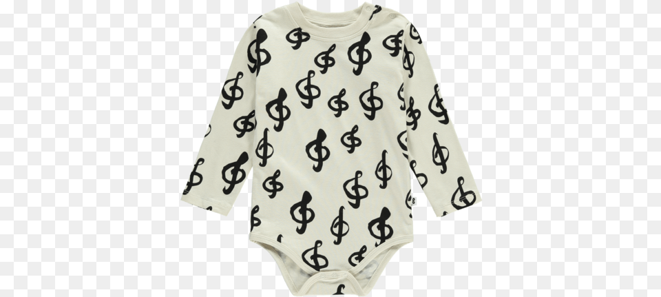 Kids Beau Loves Music Body Suit Pattern, Clothing, Long Sleeve, Shirt, Sleeve Free Png