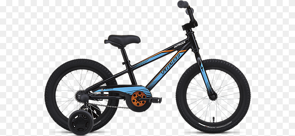 Kids Bicycle Specialized Hotrock 16 Black, Transportation, Vehicle, Bmx, Machine Free Png Download
