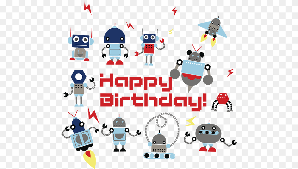 Kids Birthday Party Robotics For Kids Happy Birthday Robotics, Baby, Person Free Png Download