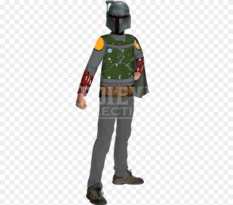 Kids Boba Fett Costume Top Costume, Adult, Male, Man, Person Png