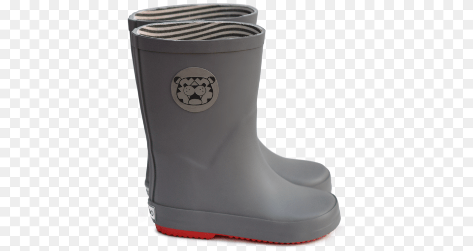 Kids Boxbo Nautes Rain Boots Bottine Boxbo Boxbonaute Grise, Boot, Clothing, Footwear, Shoe Free Png Download