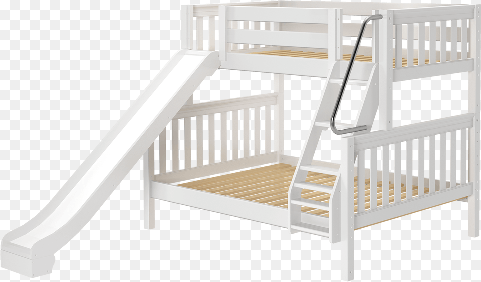 Kids Bunk Beds With Slide, Bed, Bunk Bed, Crib, Furniture Free Png Download