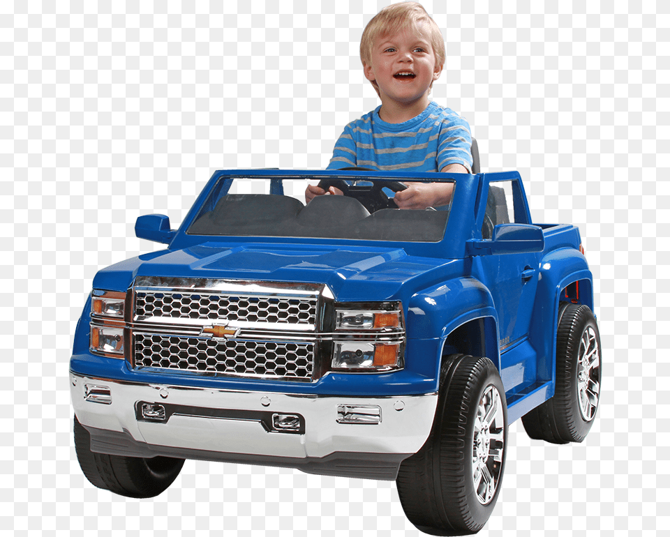 Kids Chevy Silverado Kids Chevy Silverado, Vehicle, Truck, Transportation, Pickup Truck Free Png