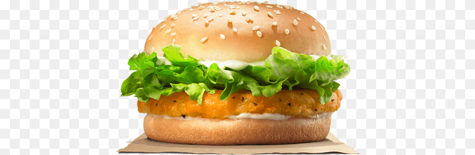 Kids Chicken Burger Burger King, Food Free Transparent Png